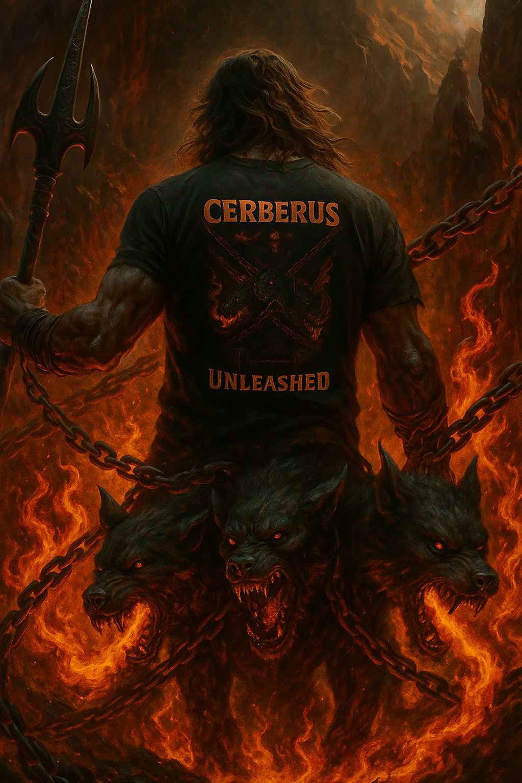 HADES CERBERUS UNLEASHED HEAVYWEIGHT TEE