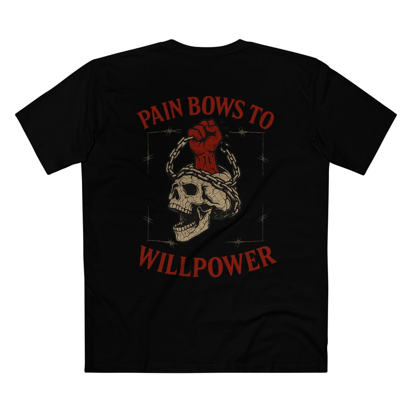 PAIN BOWS TO WILLPOWER TEE