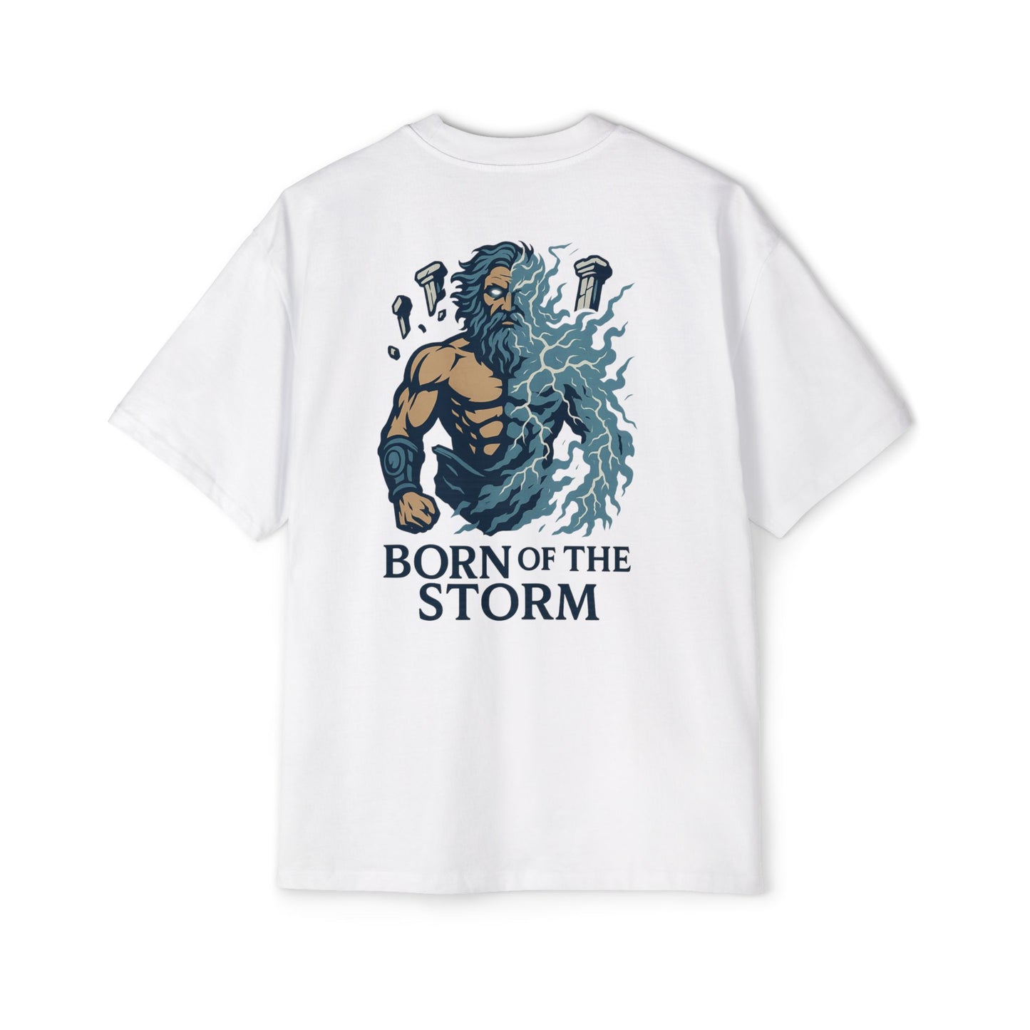 ZEUS BORN OF THE STORM HEAVYWEIGHT TEE