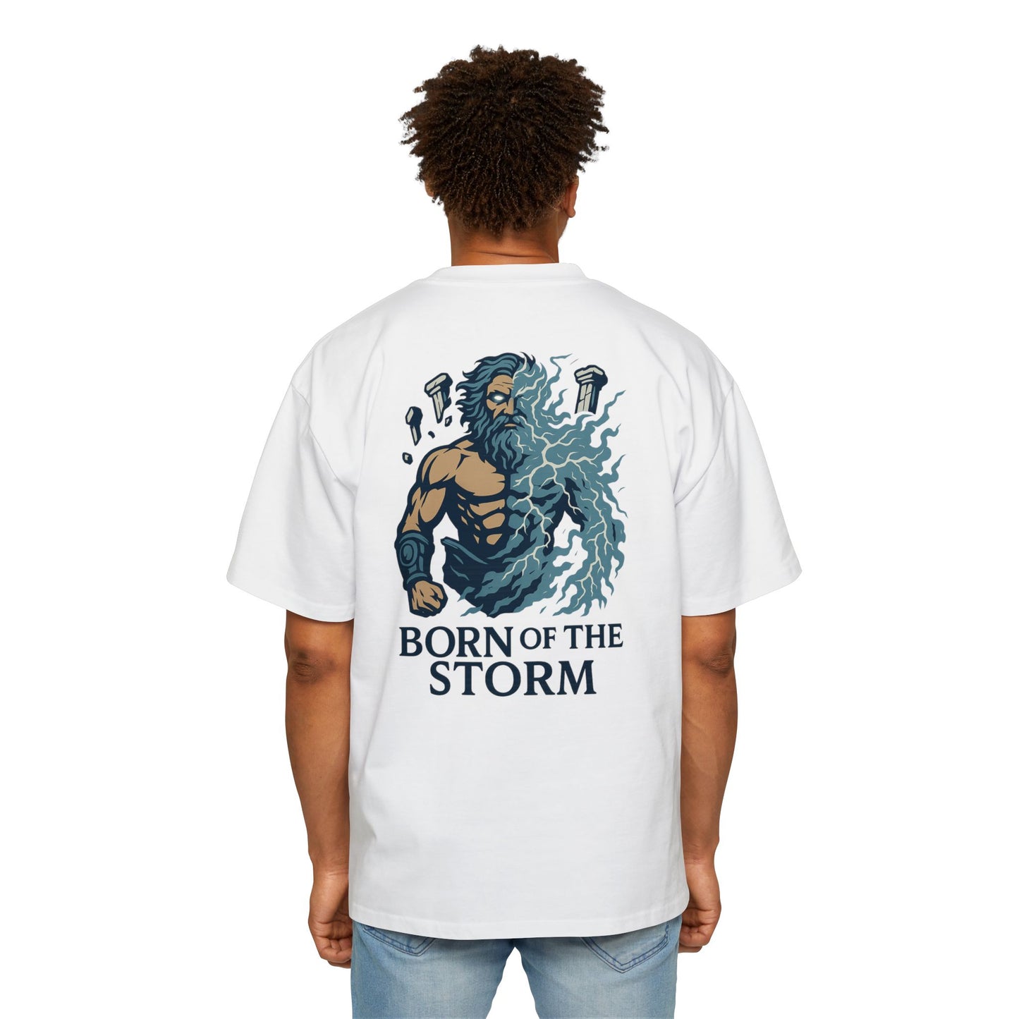 ZEUS BORN OF THE STORM HEAVYWEIGHT TEE
